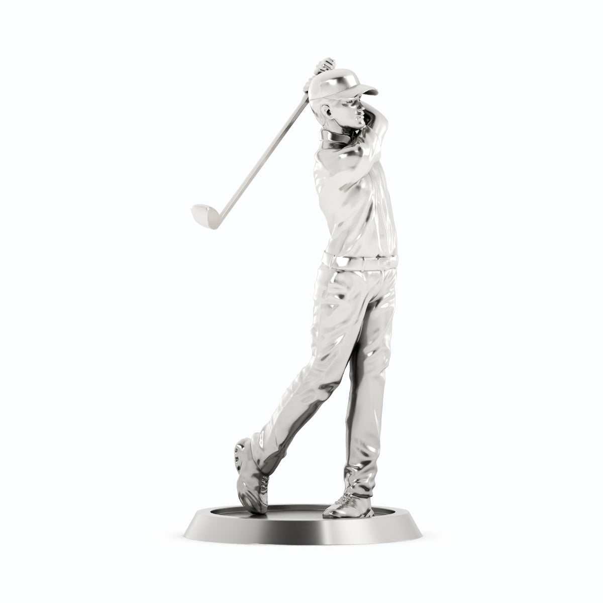 Il Colpo d'Argento – Silver Golfer Statue