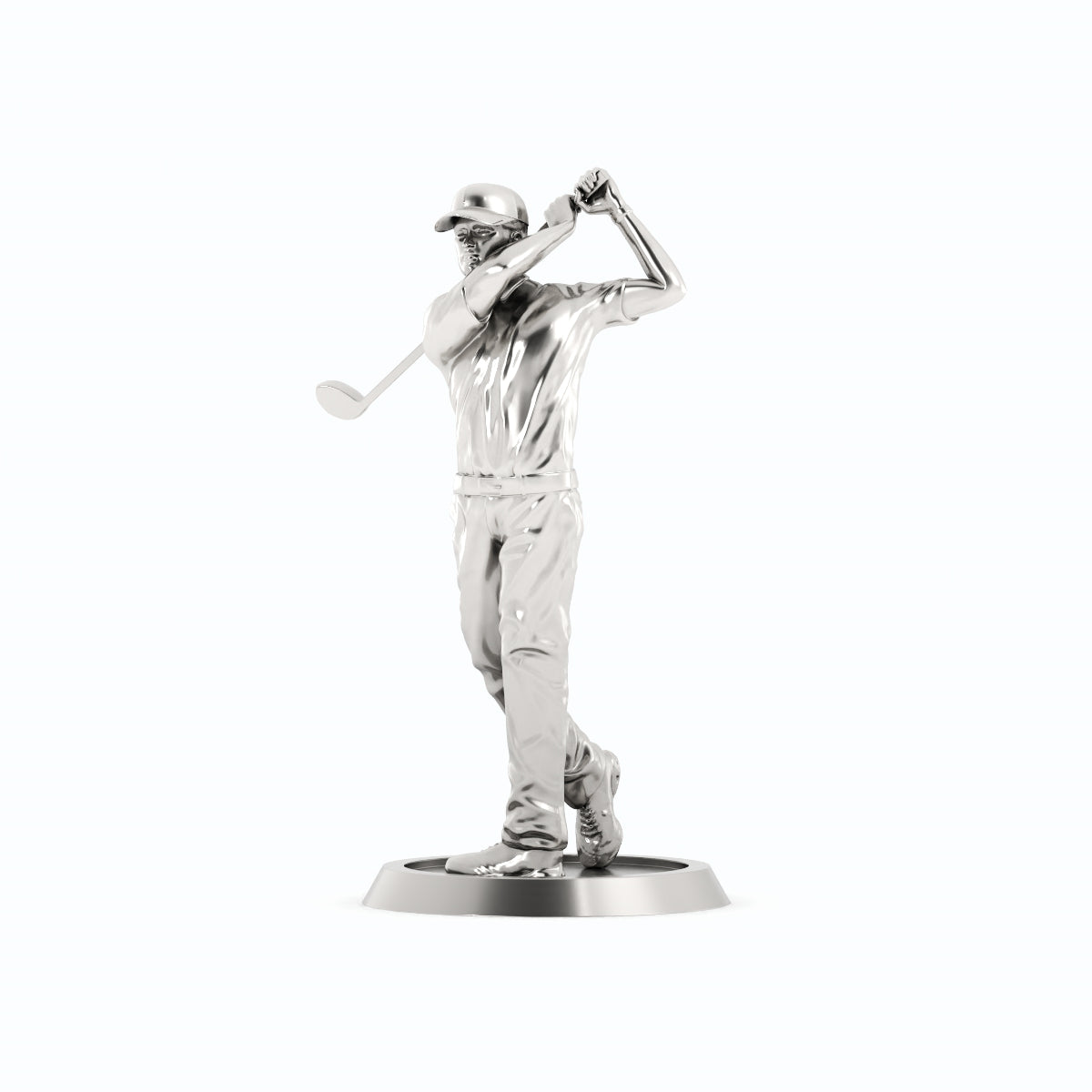 Il Colpo d'Argento – Silver Golfer Statue