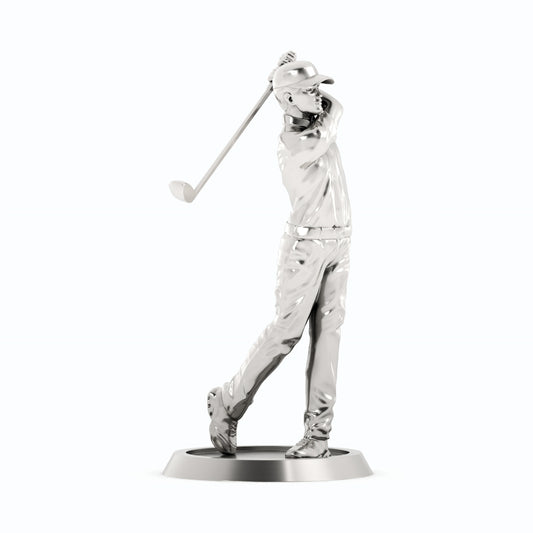 Il Colpo d'Argento – Silver Golfer Statue